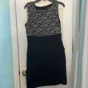 Womens black cocktail dress